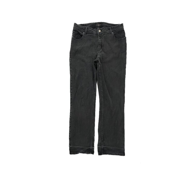 Riders by Lee Bootcut Women's size 16b Black Denim jeans - Picture 1 of 5